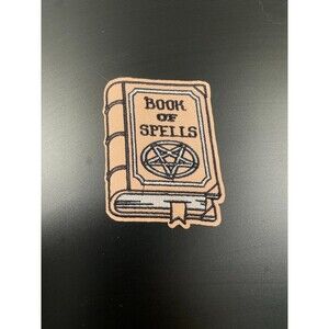 Book of Spells iron on patch